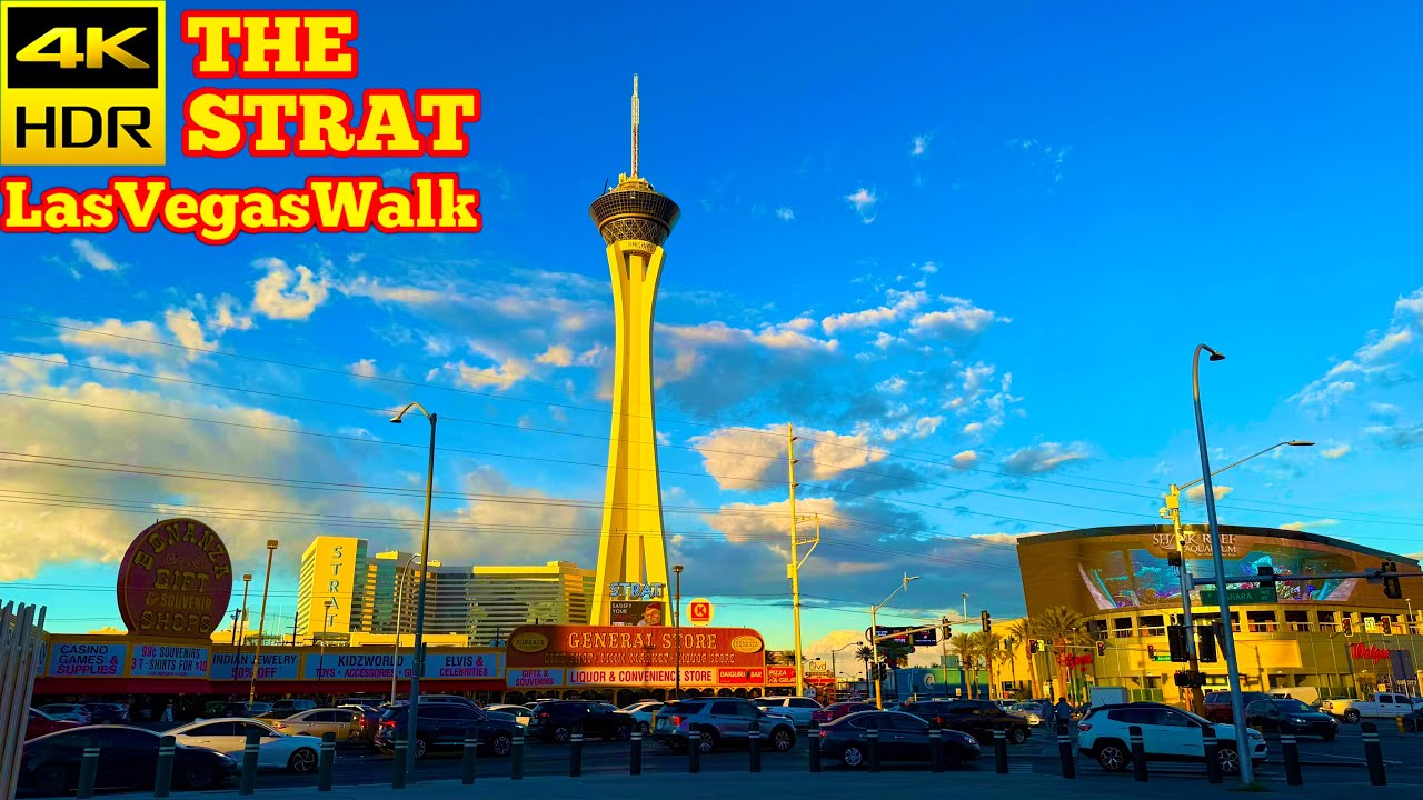 The STRAT Las Vegas Indoor Walk • March 2026 (4K HDR)