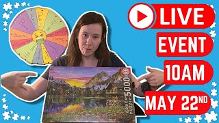 5000 piece puzzle - All day! Mystery bean per sub - 120 subs and Casey eats the hot ones! screenshot 4