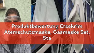 Produktbewertung Erzekrim Atemschutzmaske, Gasmaske Set, Staubmaske mit Schutzbrille, Staubschutzmas