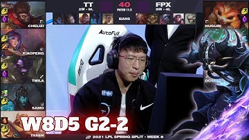 FPX vs TT - Game 2 | Week 8 Day 5 LPL Spring 2021 | FunPlus Phoenix vs TT G2