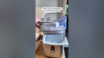 I love this portable ice maker! It makes the perfect nugget ice cubes! #nuggeticemaker