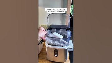 I love this portable ice maker! It makes the perfect nugget ice cubes! #nuggeticemaker