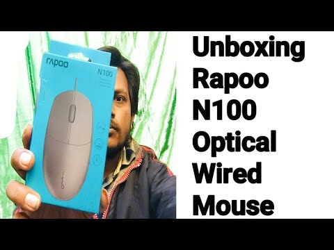 Unboxing Rapoo N100 Optical Wired Mouse