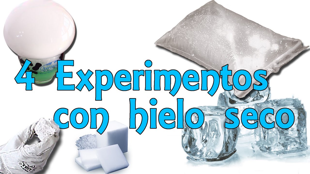 4 sencillos experimentos con hielo seco (Experimentos Caseros) 