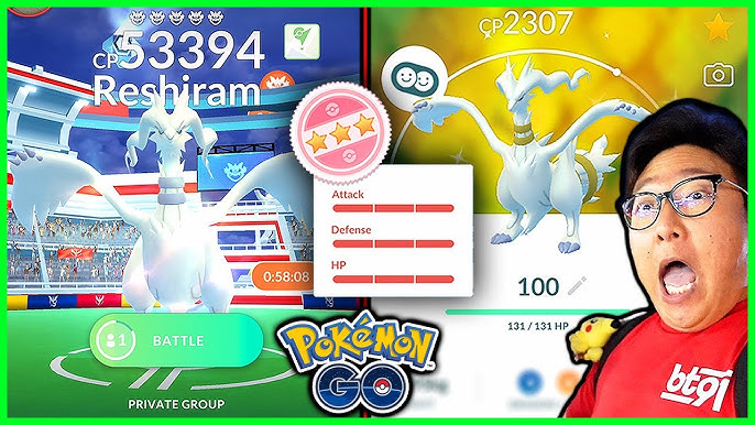 Pokemon Go SHINY RESHIRAM ZEKROM RAID CATCHES CATCH Algeria