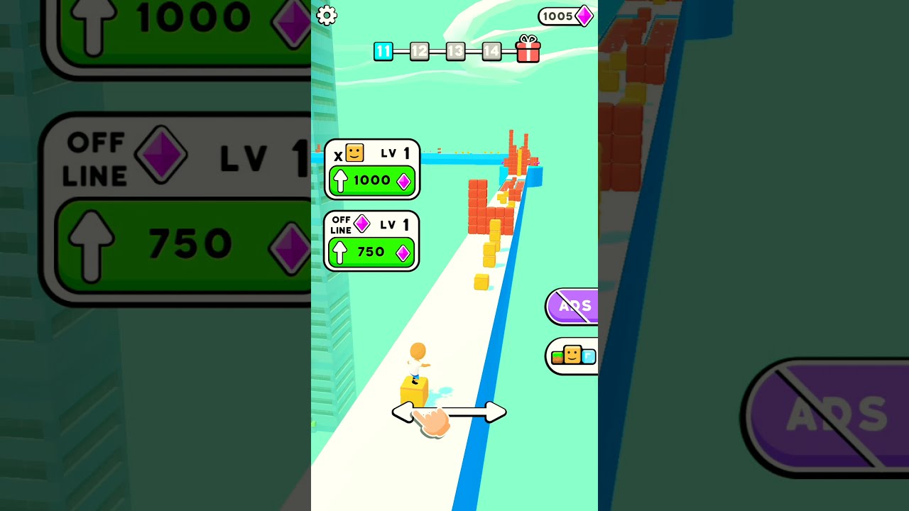 Разбился в конце. Прохождение игры CUBE SURFER