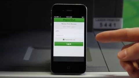 PaperCut Mobile Print Release Application