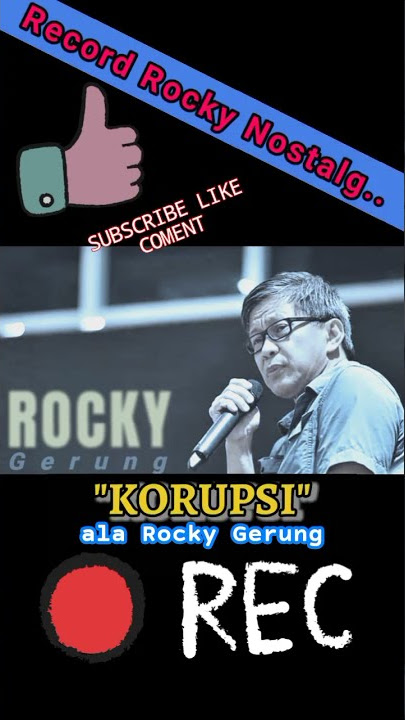 STORY WA ROCKY GERUNG KRITIK TAJAM KORUPSI