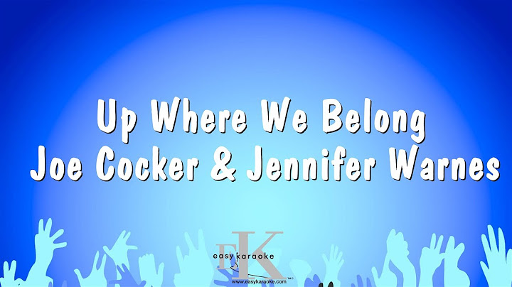 Up Where We Belong Karaoke version - Karaoke performance video thumbnail