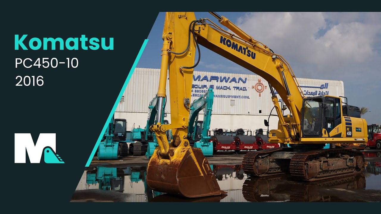 Komatsu PC450-10 Crawler Excavator | 2016