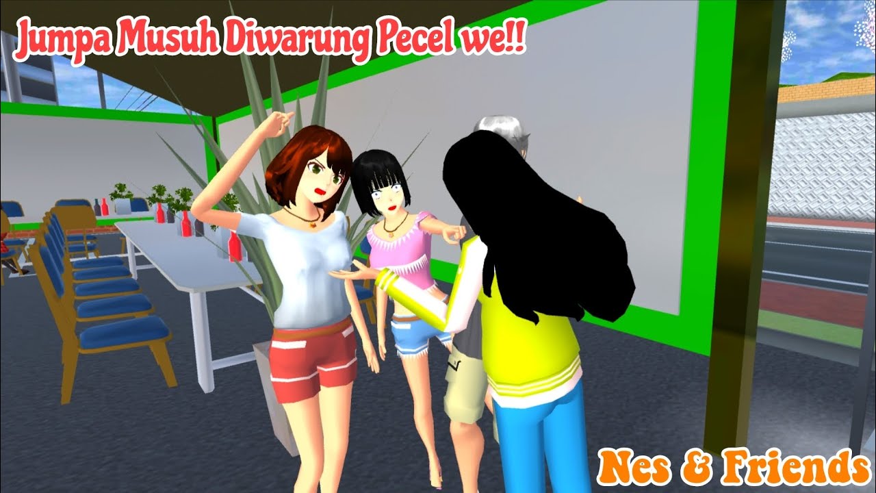 || Jumpa Musuh Kita We! || Nes & Friends || drama sakura school simulator ||