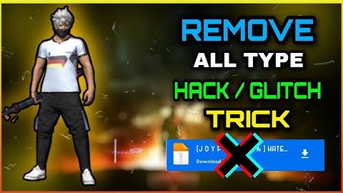 Remove your config file in free fire to fix the glitch