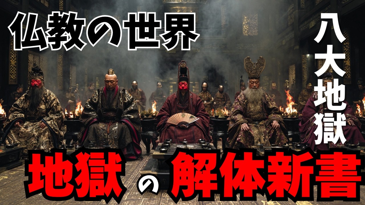 【地獄解説】八大地獄+小地獄を現代視点で完全紹介!あなたは何罪?#仏教 #日本神話 #妖怪 - YouTube