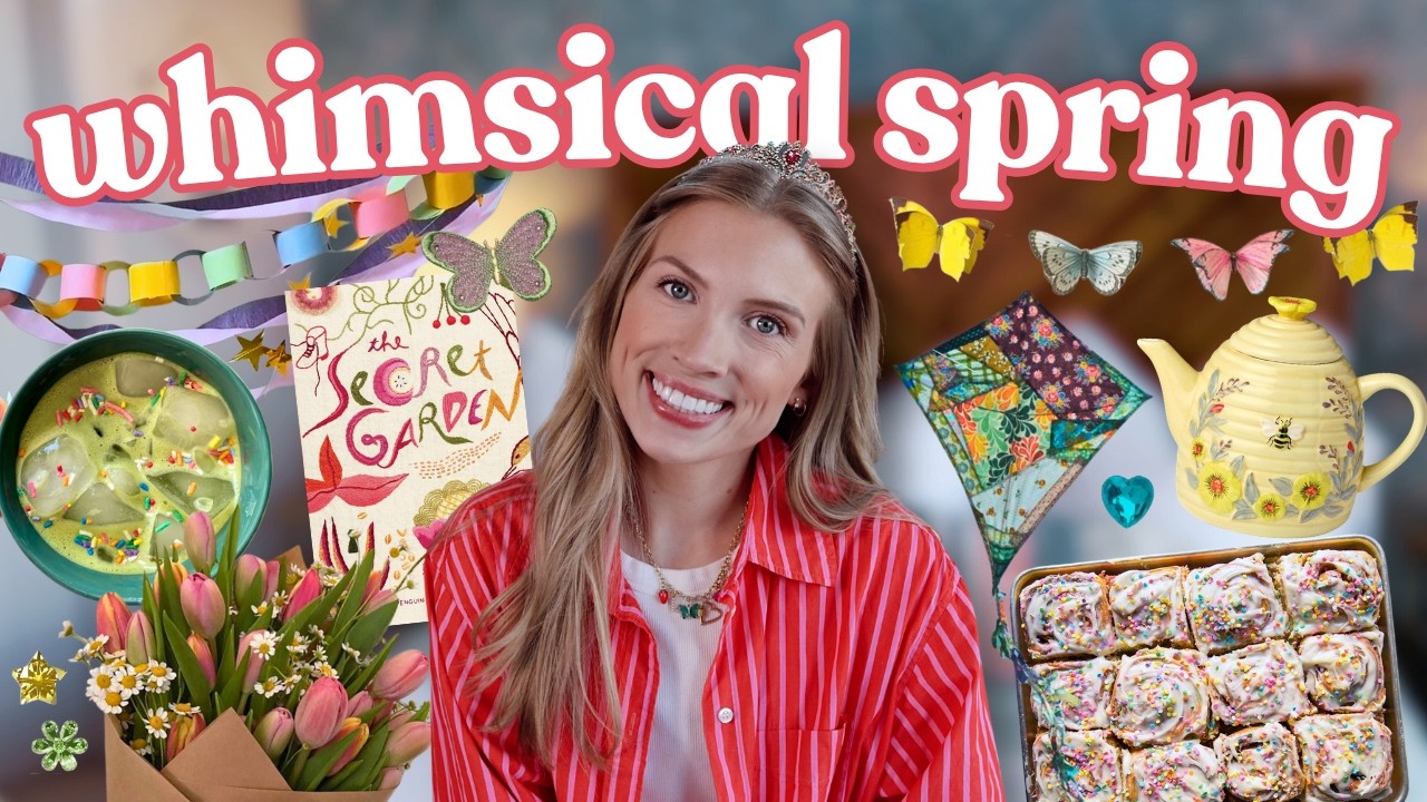 Whimsy Spring Trend whimsical spring refresh ideas 🌱 romanticizing & resetting for a new ...