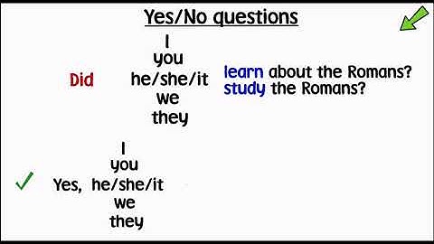 Past simple questions EP1