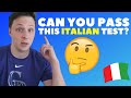 American Takes Intermediate Italian Test!