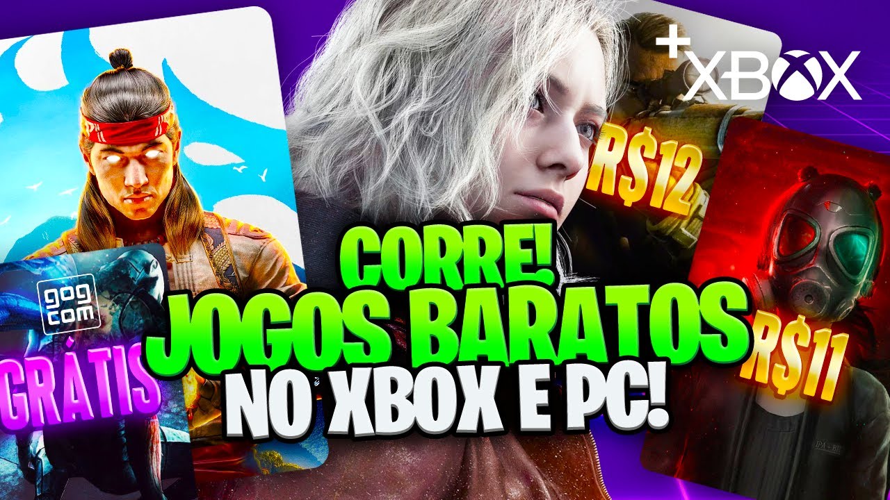 😱 CORRE! JOGOS no XBOX e STEAM por R$3, R$ 11, R$ 12 + JOGO GRÁTIS no PC + RESIDENT EVIL REQUIEM!