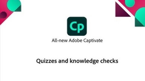 Quizzes and knowledge checks