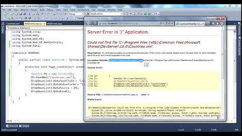 Binding an asp net dropdownlist with an XML file   Part 18