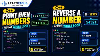 Print Even Numbers from 1 to N in C++ | While Loop | Coding Question