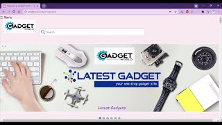 User Interface in Gadget World e-Commerce Website - Website Design and Development screenshot 4