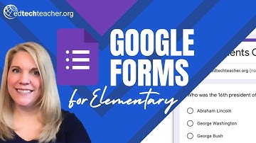 Monitoring Student Understanding with Google Forms (Elementary)