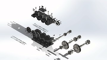 Video mô phỏng lắp ráp hộp giảm tốc