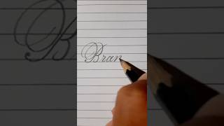 Brandon | beautiful writing #calligraphy #handwriting #art #shortsvideo