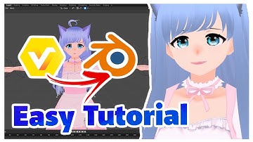 How To Import a VRoid File Into Blender ( Quick Tutorial )