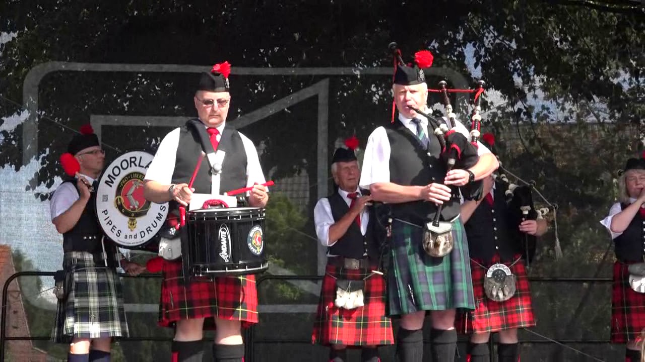 Moorland Pipes and Drums auf dem Musikzugtreffen in Langendamm 2018