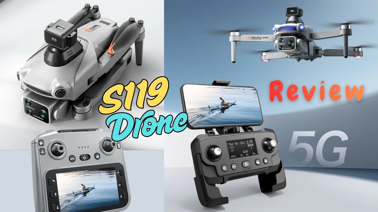 S119 Drone | Dual camera, obstacle avoidance & smooth brushless