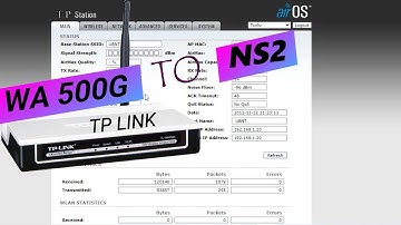 Tplink WA500G ubnt Ns2 || ubiquity nanostation flash program router