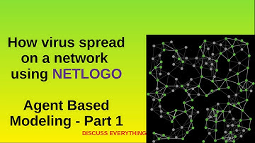 netlogo| covid19| How virus spread in a population !! agent based modeling   ABM