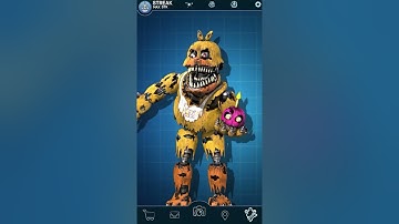 Fnaf ar in Nightmare Chika Animatronic Workshor