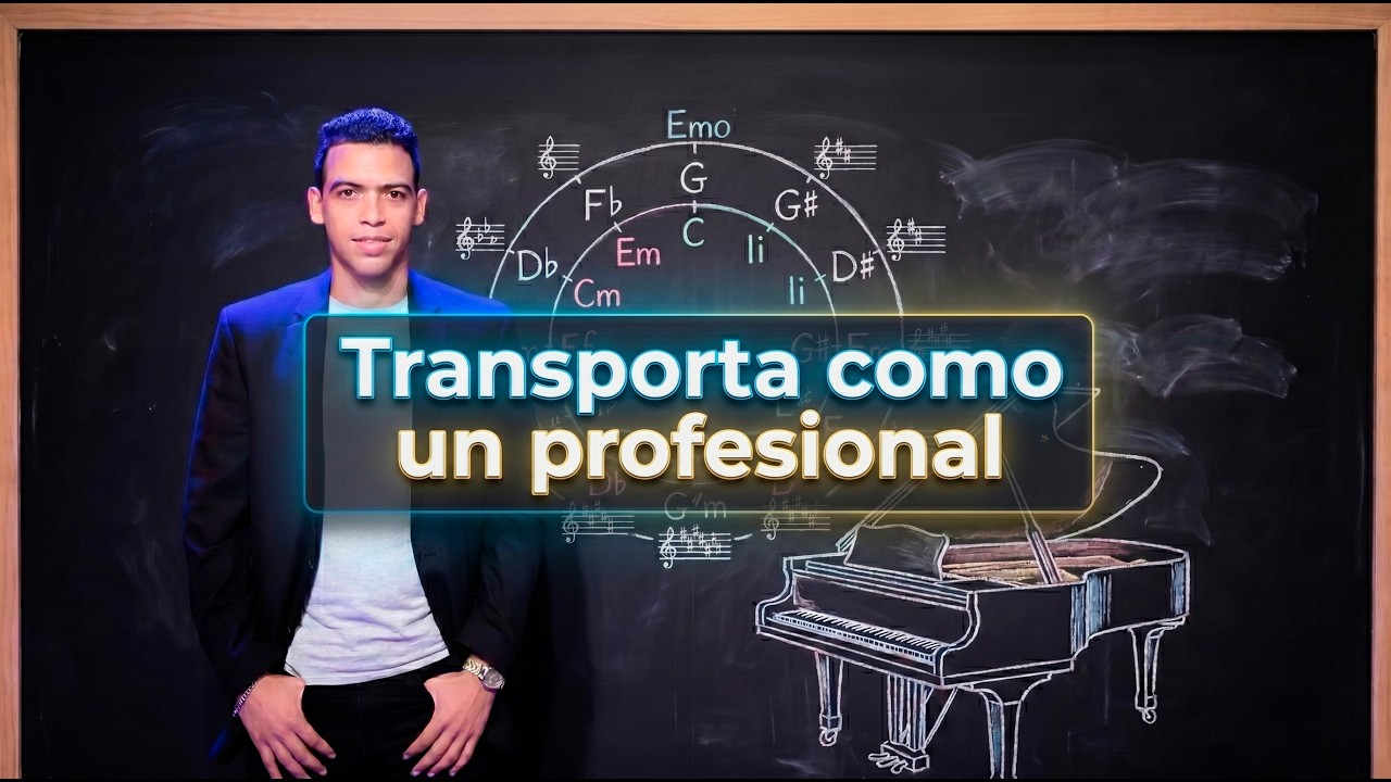 Como TRANSPORTAR muy fácil en el piano. Como usar el circulo de 5tas para transportar armonía.
