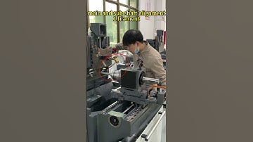 Testing swiss type cnc lathe main & sub spindle docking #machine #cnclathe #testing #manufacturer