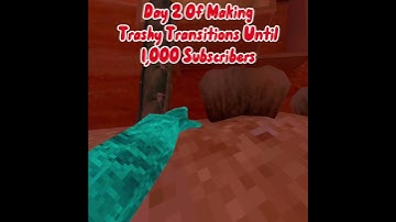 Day 2 Of Making Trashy Transitions Until 1,000 Subscribers | #shorts #gorillatag #1000subscribers