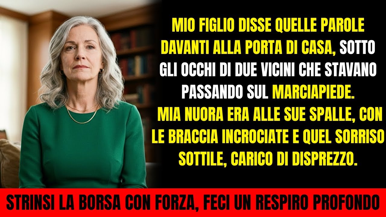 Sono stata trattata come spazzatura da mio figlio. Due settimane dopo, chiese perdono.