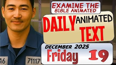 JW DAILY ANIMATED TEXT 🔵PERSEVERE IN SHOWING LOVE ✅ EXAMINE THE BIBLE ANIMATED
