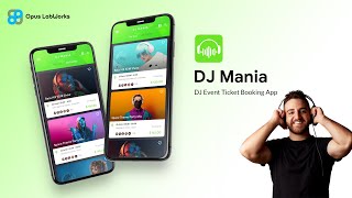 2 App Template| DJ App | Event Booking App | Event Tickets Buying App | DJ Mania | +91 7672 000 500 screenshot 2