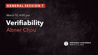 General Session 7: Verifiability - Abner Chou
