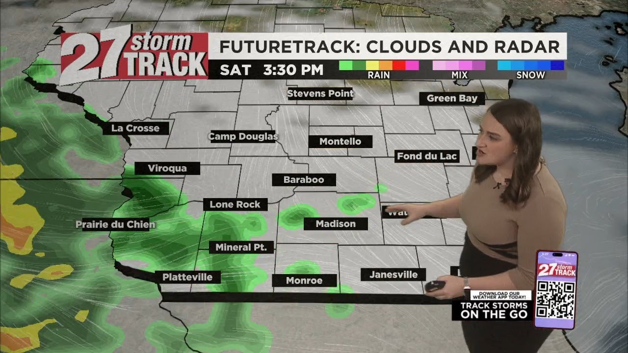 A few showers this afternoon and evening, dry through Friday and most ...
