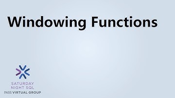 Windowing Functions