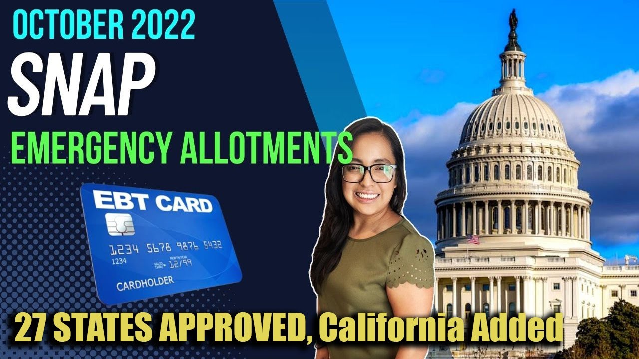 27 STATES APPROVED NEW OCTOBER SNAP EMERGENCY ALLOTMENTS Payout 27-states-approved-new-october-snap-emergency-allotments-payout