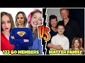 Jordan Matter Family vs 123 Go Members From Youngest to Oldest