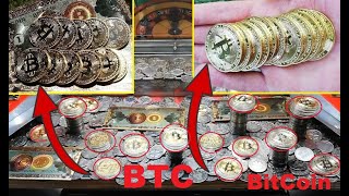 POUSSE PIÈCES à BITCOIN en Plaqué Or ???