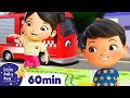 The Bus, Tractor and Car Song +More Nursery Rhymes for Kids | Little Baby Bum