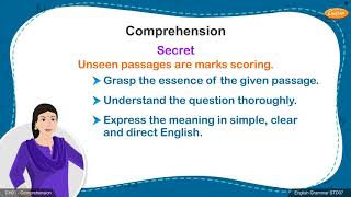 Grade 7 English - Comprehension