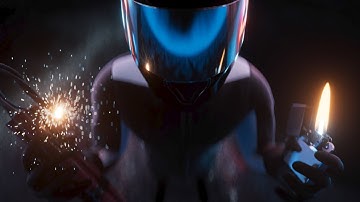 tnt - 2 hours work breakedown. Cinema 4d, Octane Render