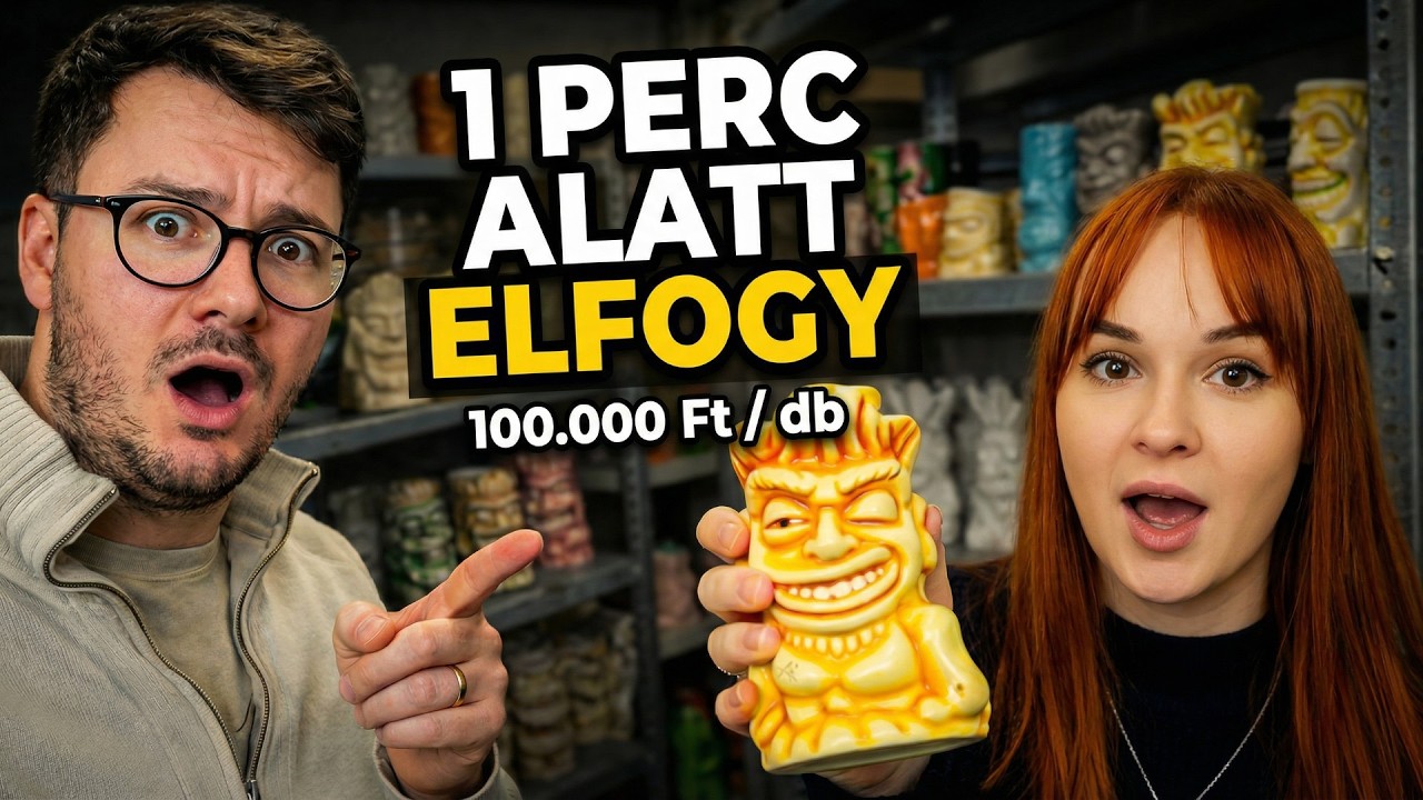 24 évesen 1 perc alatt adja el a 100.000 Ft-os bögréit Amerikában